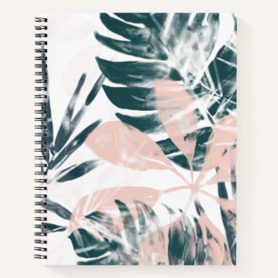 Tropisch blush notitieboek