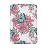 Tropisch boeket badmat (Voorkant Verticaal)