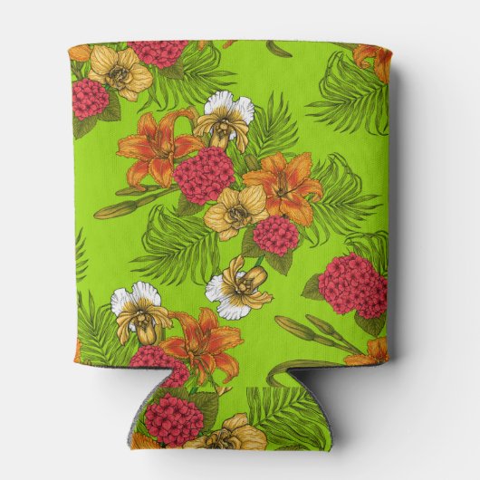 Tropisch boeket blikjeskoeler (Achterkant)