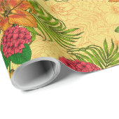 Tropisch boeket cadeaupapier (Rol Hoek)
