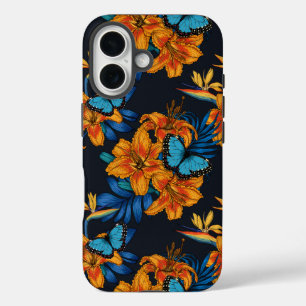 Tropisch boeket iPhone 16 hoesje