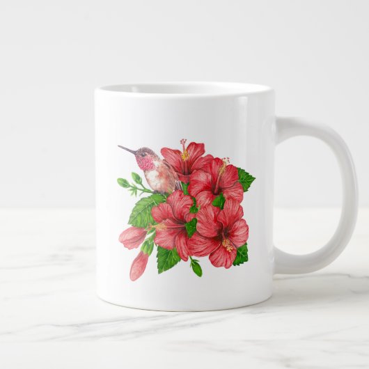 Tropisch boeket grote koffiekop (Rechts)