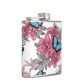 Tropisch boeket heupfles (Rechts)