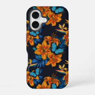 Tropisch boeket iPhone 16 hoesje
