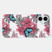 Tropisch boeket iPhone hoesje (Achterkant horizontaal)