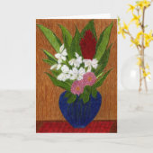 Tropisch Boeket Kaart (Gele Bloem)