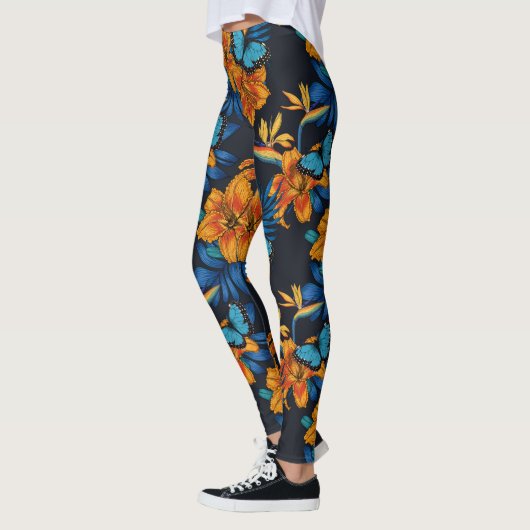 Tropisch boeket leggings (Links)