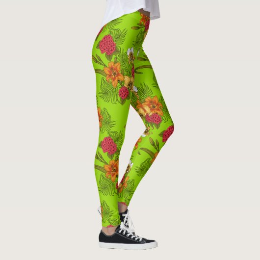 Tropisch boeket leggings (Rechts)