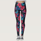 Tropisch boeket leggings (Voorkant)