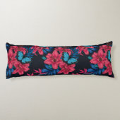 Tropisch boeket lichaamskussen (Achterkant)