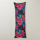 Tropisch boeket lichaamskussen (Achterkant (Verticaal))