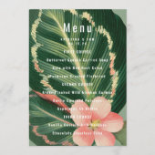 Tropisch Boeket Menu (Voorkant)