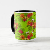 Tropisch boeket mok (Voorkant links)