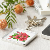 Tropisch boeket sleutelhanger (Zijkant)