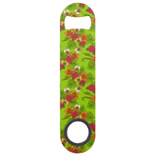 Tropisch boeket speed flessenopener (Voorkant)