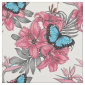 Tropisch boeket stof (Swatch)