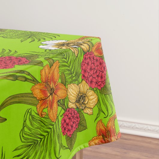 Tropisch boeket tafelkleed (Voorbeeld)
