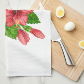 Tropisch boeket theedoek (Quarter Fold)