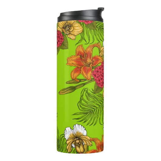 Tropisch boeket thermosbeker (Gedraaid links)