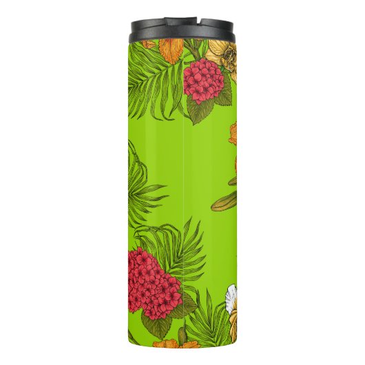 Tropisch boeket thermosbeker (Achterkant)