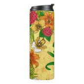 Tropisch boeket thermosbeker (Gedraaid links)