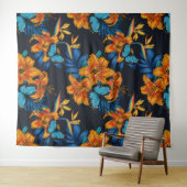 Tropisch boeket wandkleed (In Situ (horizontaal))