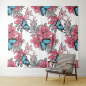 Tropisch boeket wandkleed (In Situ (horizontaal))