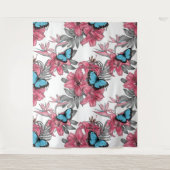 Tropisch boeket wandkleed (Voorkant)