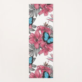 Tropisch boeket yogamat (Voorkant)