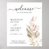 Tropisch Bohemen Weddenschap niet gestopt Welkomst Poster (Voorkant)