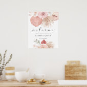 tropisch bohemen Welkomstwoord Poster (Keuken)