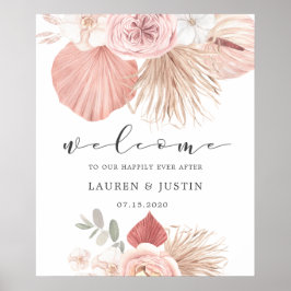 tropisch bohemen Welkomstwoord Poster