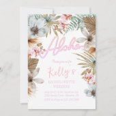 Tropisch Boho Botanisch Meisjesuitje Weekend Kaart (Voorkant)