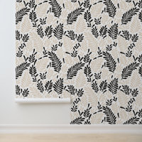 Tropisch Boho palmblad patroon