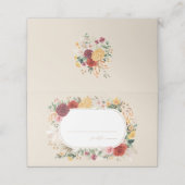  tropisch boho-troepenweddenschappen plaatskaartje (Buitenkant ongevouwen)