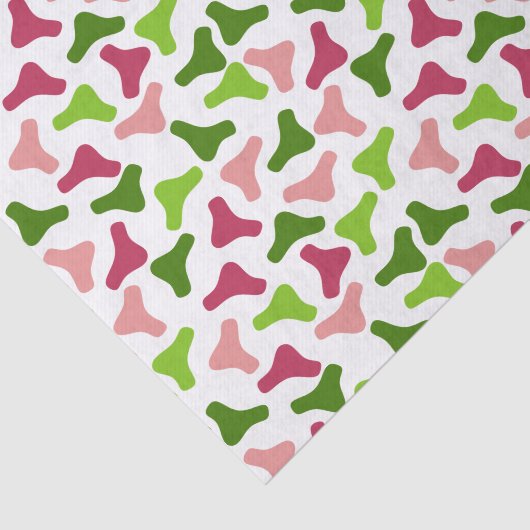 Tropisch Boomerang Simple Pattern-papier Tissuepapier (Detail)