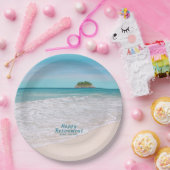 Tropisch Bord van dagboekpapier voor pensionering (Feest)