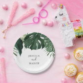 Tropisch Bord van Monstera Wedding Shower Paper (Feest)