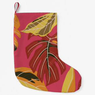 Tropisch bos. Abstracte illustratie van natuur Kleine Kerstsok