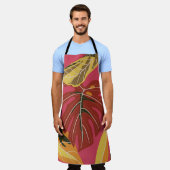 Tropisch bos. Abstracte illustratie van natuur Schort (Gedragen)