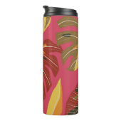 Tropisch bos. Abstracte illustratie van natuur Thermosbeker (Geroteerd rechts)