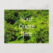 Tropisch bos briefkaart (Voorkant)