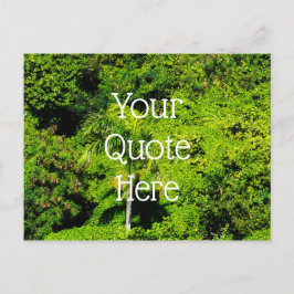 Tropisch bos briefkaart
