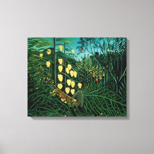 Tropisch bos canvas afdruk (Voorkant)