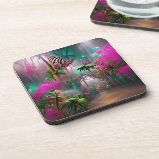 Tropisch bos, hard Onderzetter (Linkerzijde)