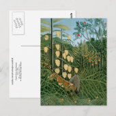 Tropisch bos, Henri Rousseau Briefkaart (Voorkant / Achterkant)