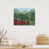 Tropisch bos - Henri Rousseau Fine Art Poster (Keuken)