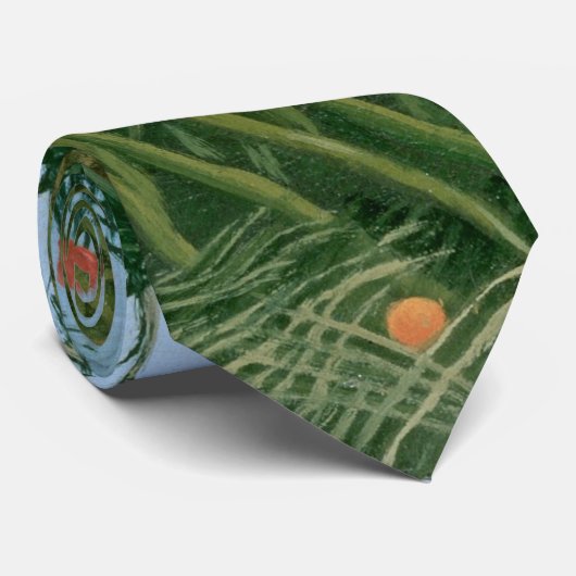 Tropisch bos, Henri Rousseau Stropdas (Opgerold)