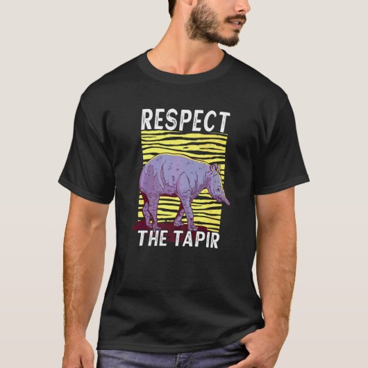 Tropisch bos in Tapir Environment T-shirt (Voorkant)