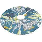 Tropisch bos: Kleurrijke Hand getrokken. Kerstboom Rok (Gekanteld)